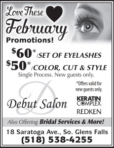 February salon promotions for Debut Salon